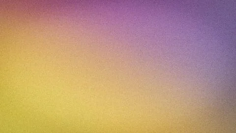 Abstract grainy gradient background with yellow purple pink blend 4K tech w.. Stock Photos