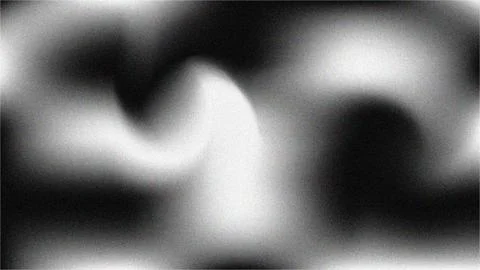 Abstract grainy gradient texture with soft flowing black and white shapes Stock Illustration