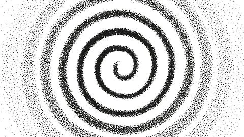 Abstract grainy gradient vortex flow Stockillustratie
