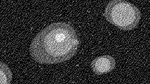 Abstract grainy movement of glowing light particles on dark background Stock Footage 336776128