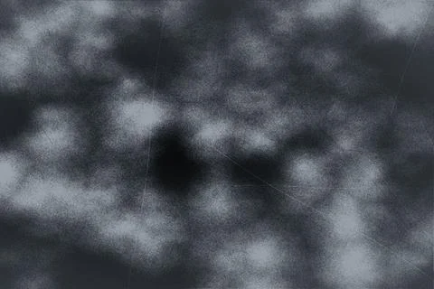 Abstract grainy night sky texture with glowing spots and fine scratches per.. Stock Photos