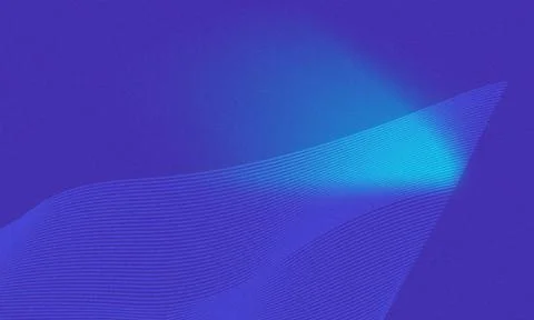 Abstract grainy noise textured background with dynamic purple wave lines an.. Stock Illustration