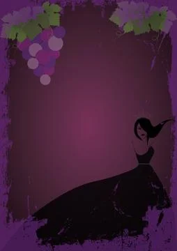Abstract grapes background Foto stock
