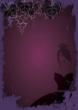 Abstract grapes background Stock Photos