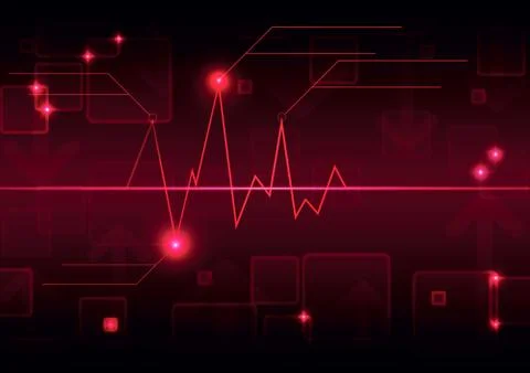 Abstract graph background Stock Illustration