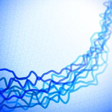 Abstract graph lines Illustrazione stock