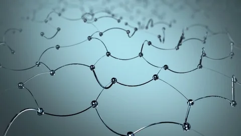 Abstract Graphene Structure Background Stock Footage 81828634