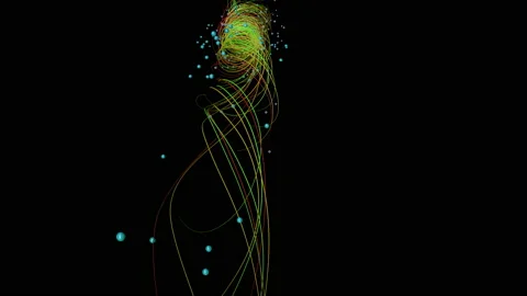 Abstract graphic animation - 4k - ProRes Stock Footage 146508023