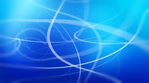Abstract graphic animation, flowing lines against a blue background Stock-Footage 32960374
