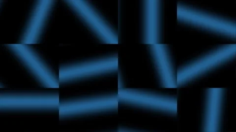 Abstract graphic background with black and blue color, seamless loop 库存影片 331657589