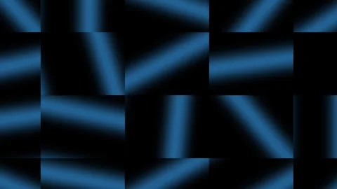 Abstract graphic background with black and blue color, seamless loop 库存影片 331657596