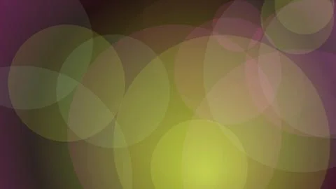 Abstract Graphic Background Featuring Translucent Overlapping Circles in Ye.. Stock Illustration