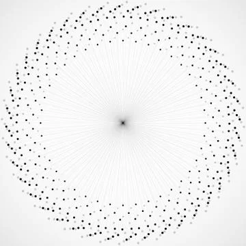 Abstract graphic background with lines and dots, network connection. Vector i Stock Illustration