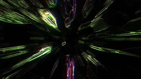 Abstract graphic background, to show loop view going to colorful background Stock Footage 168614045