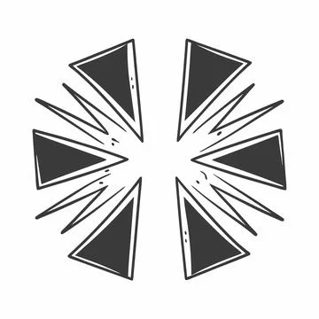 Abstract Graphic Creative Advanced Stock Illustration