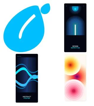Abstract Graphic Design Elements Stock Illustration