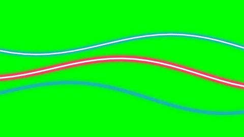 Abstract graphic design featuring flowing wavy lines on a vibrant green bac.. 스톡 동영상 340266275