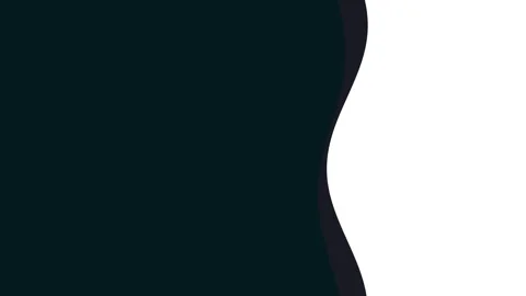Abstract graphic design featuring a smooth cyan curve on a black background Stock-Footage 338310046