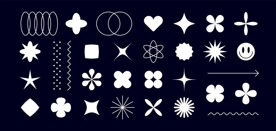 Abstract graphic elements Stock Illustration