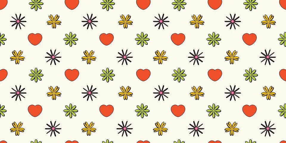 Abstract graphic elements seamless pattern. Minimalist figures in trendy ba.. 库存插图