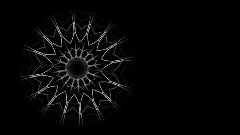 Abstract graphic flower - seamless background (FULL HD) Video stock 80455279