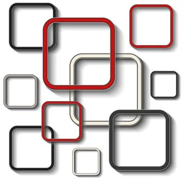 Abstract Graphic Framse Stock Illustration