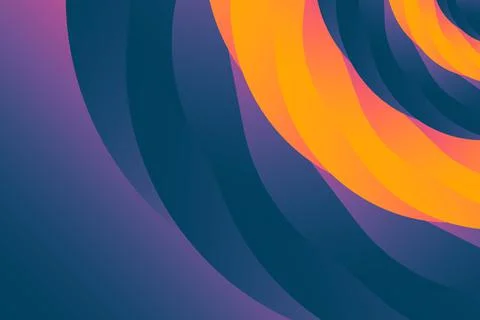 Abstract graphic image in the form of multi-colored gradient blue, purple Stock Illustration