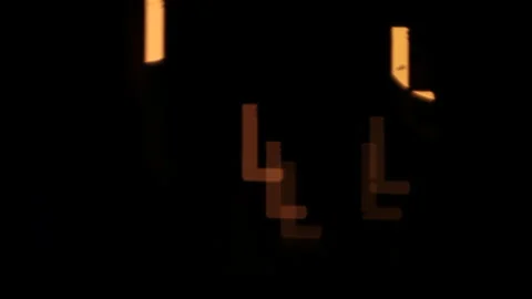 Abstract Graphic Light Shapes L Flickering On Black Background 1 Stock Footage 328229547