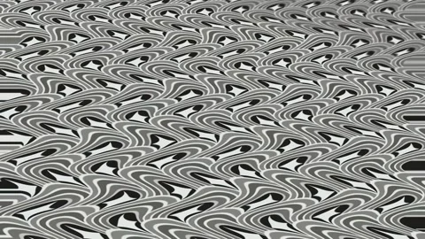 Abstract  Graphic Pattern With Repeating Geometric Shapes Stock Footage 289130437