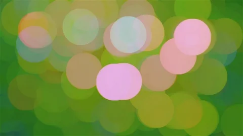 Abstract Graphic Slow Dots Yellow and Green Stock Footage 120736783