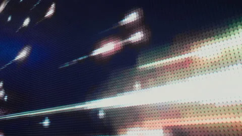 Abstract graphics on the big screen Video stock 170509589