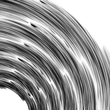 Abstract graphics with circular spiral distortion. Pattern of rotating radial 스톡 일러스트