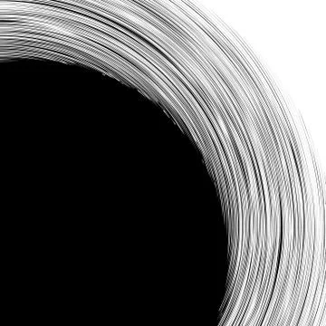 Abstract graphics with circular spiral distortion. Pattern of rotating radial Stockillustratie