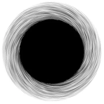Abstract graphics with circular spiral distortion. Pattern of rotating radial Stock Illustration