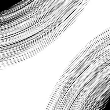Abstract graphics with circular spiral distortion. Pattern of rotating radial Stock Illustration