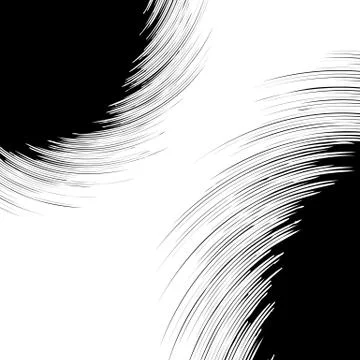 Abstract graphics with circular spiral distortion. Pattern of rotating radial 스톡 일러스트