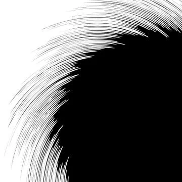 Abstract graphics with circular spiral distortion. Pattern of rotating radial Ilustración de archivo