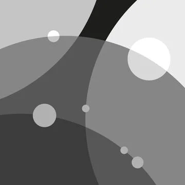 Abstract graphics for interior decoration, composition of geometric shapes fo Stockillustratie