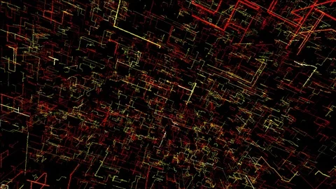 Abstract graphics screen saver Stock Footage
