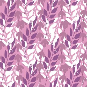 Abstract grass leaves seamless pattern , Fashion, interior, wrapping consept. Stock Illustration