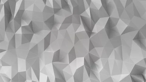Abstract gray 3d low polygonal background. Stock Illustration