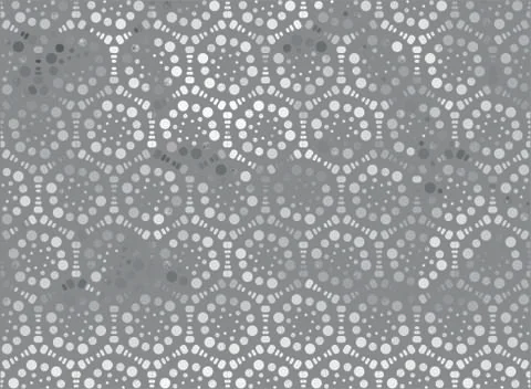 Abstract gray abstract background with circles ornament Stock Illustration