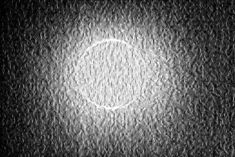 Abstract gray and black background of glow of the moon on textured surface Stock Illustration