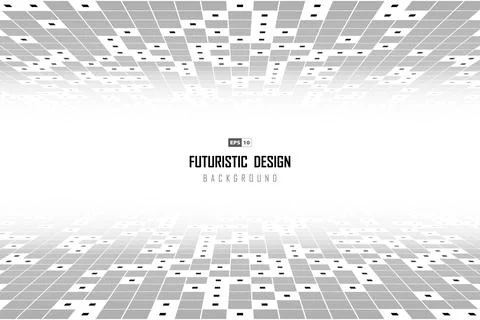 Abstract gray and black square cover artwork template design background. Stock Illustration