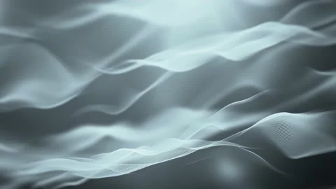 Abstract Gray Background. 4k Beautiful Waving Lines  Soft Background. Video stock 197644845