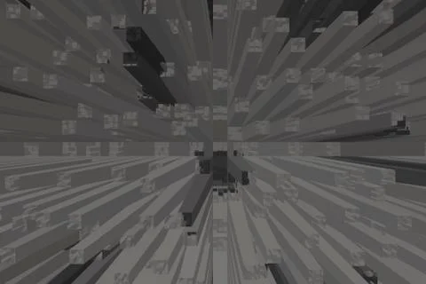 Abstract gray background with a with bulk parallelepipeds Stock Illustration
