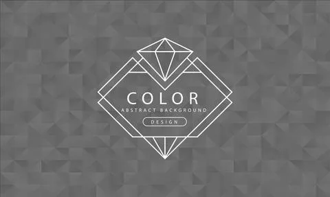 Abstract gray background, gray textures, banner gray wallpaper, polygon gray Illustrazione stock