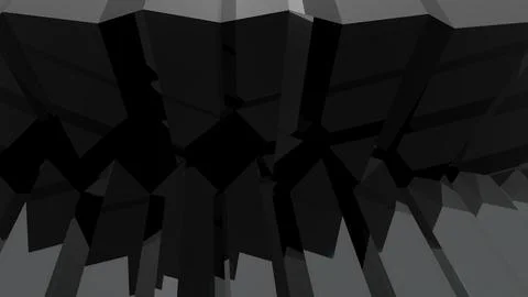 Abstract gray background from lines and polygons. Stock Illustration