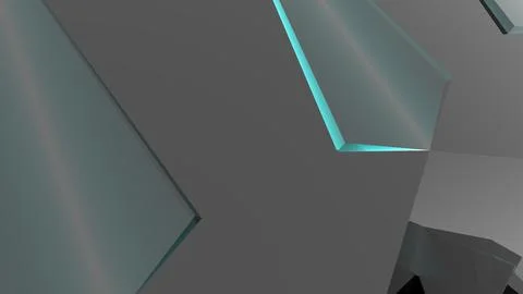 Abstract gray background from lines and polygons. Illustrazione stock