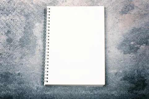 Abstract gray background notebook for notes natural stone Grange vintage retro Stock Photos